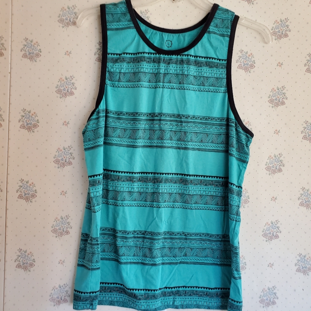 Long Aztec print tank